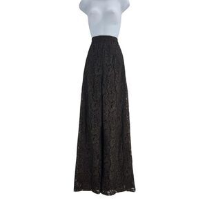 Sachin + Babi Black Lace Maxi Pants